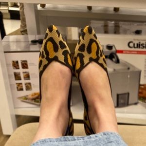 Roth’s big cat pointed toe flats